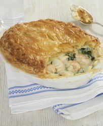 Пирог с форелью