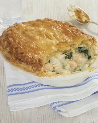 Пирог с форелью