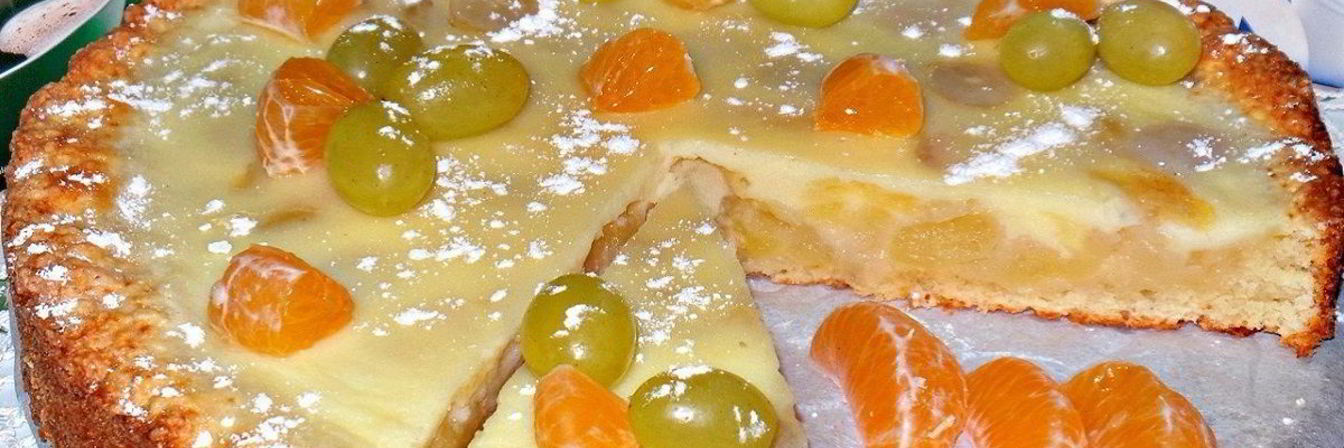 Пирог с фруктами