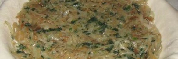 пирог с капустой и шпинатом