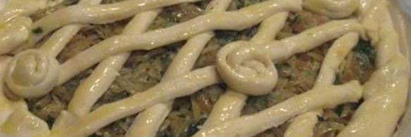 пирог с капустой и шпинатом