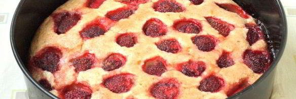 пирог с клубникой