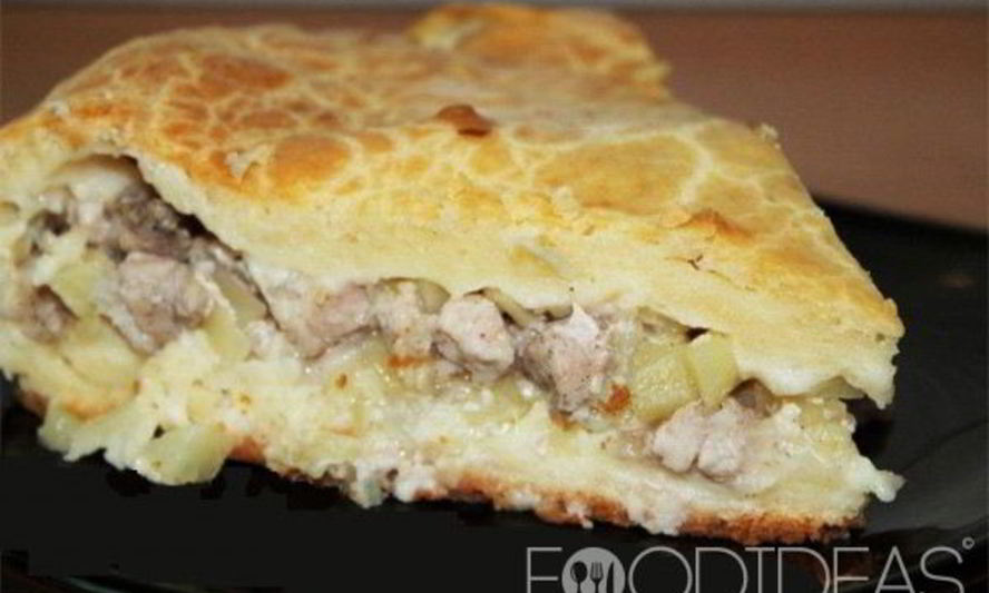 Рецепт пирога с мясом и картофелем