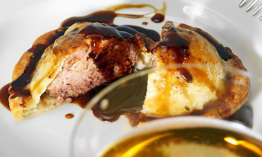 Рецепт пирога с уткой и соусом из стаута