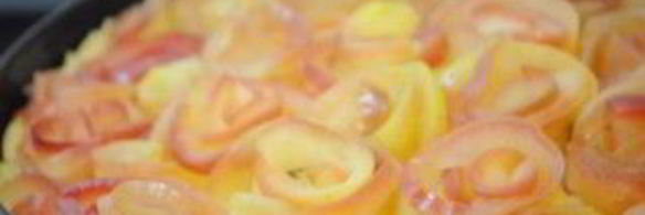 пирог с яблочными розами