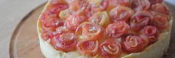 пирог с яблочными розами