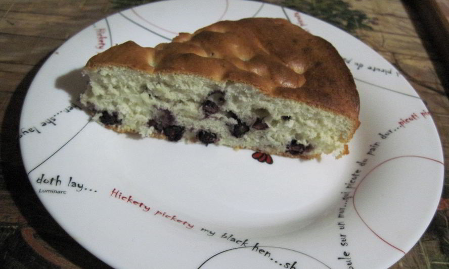 Рецепт пирога с замороженной черникой