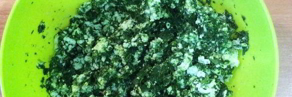 пирог улитка со шпинатом и сыром