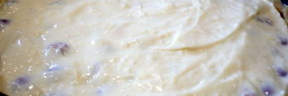 пирог вишня в пудинге