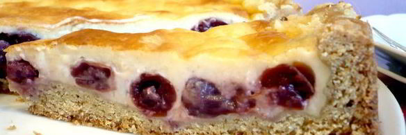 пирог вишня в пудинге