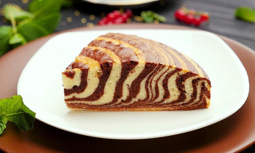 Рецепт пирога зебра