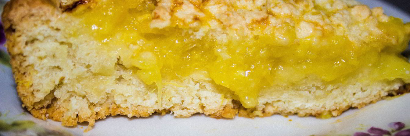 Постный цитрусовый пирог