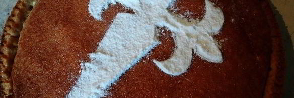 сантьяго-галисийский средневековый пирог с миндалем