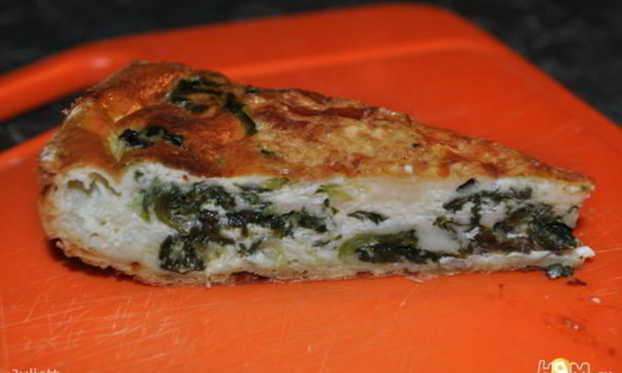 Рецепт шпинатного пирога