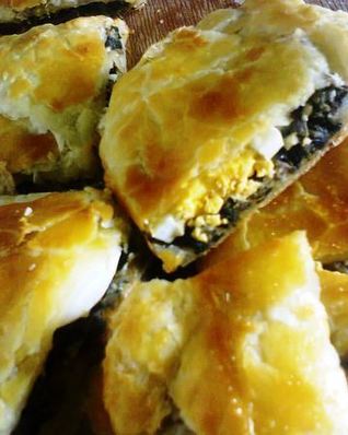 Слоеный пирог овощной