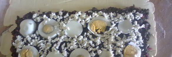 слоеный пирог овощной