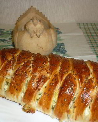 Сочный пирог с начинкой из того, что было