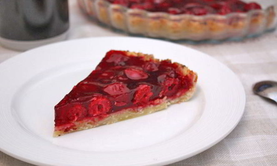 Рецепт вишневого пирога из творожного теста