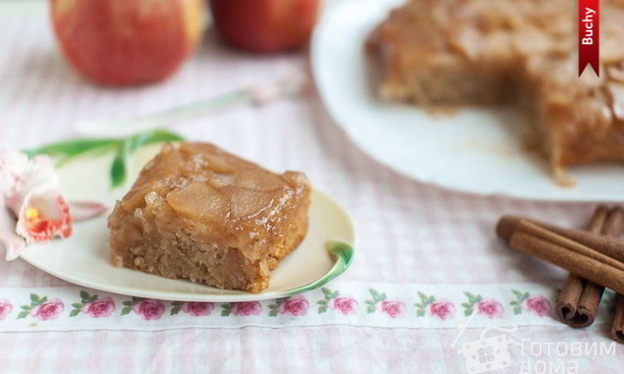 Рецепт яблочного пирога-перевертыша