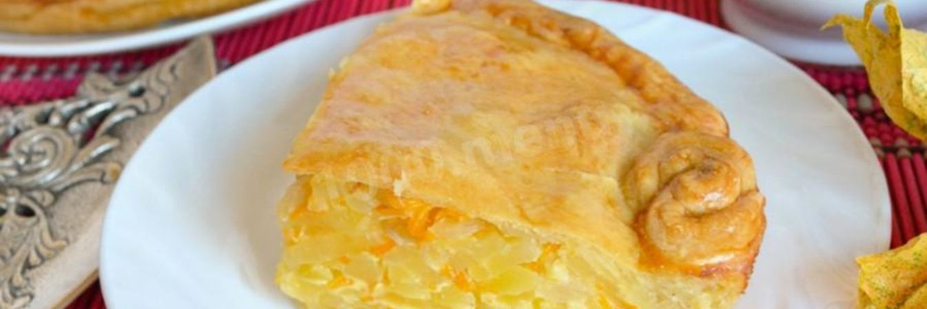 Закрытый пирог с картошкой