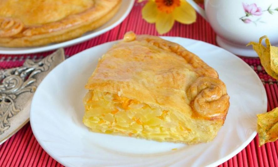 Рецепт закрытого пирога с картошкой