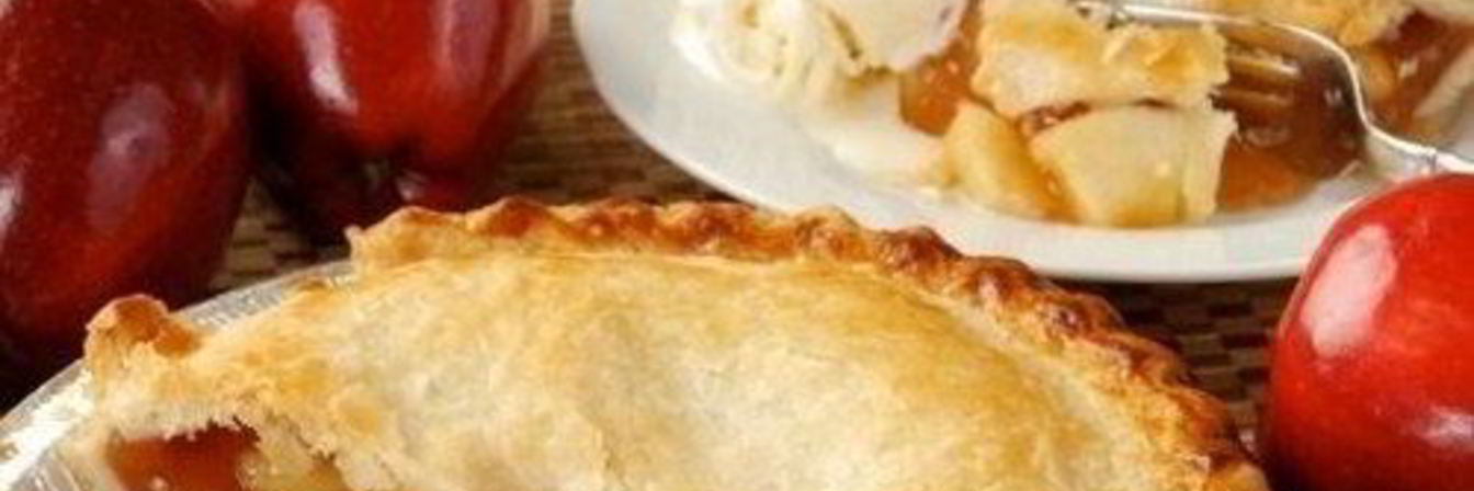 Закрытый яблочный пирог с карамелью
