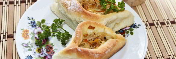 дрожжевые пирожки с квашеной капустой