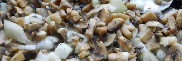 хрустящие открытые пирожки-цветочки с грибами