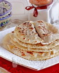 Кутабы с мясом по-азербайджански