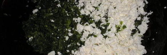 кутабы с зеленью и сыром