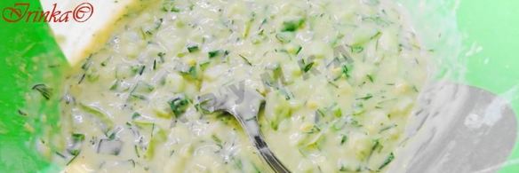 оладушки-пирожки с зеленью и яйцом