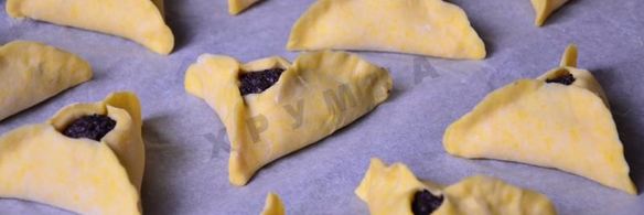 открытые пирожки треугольники с маком