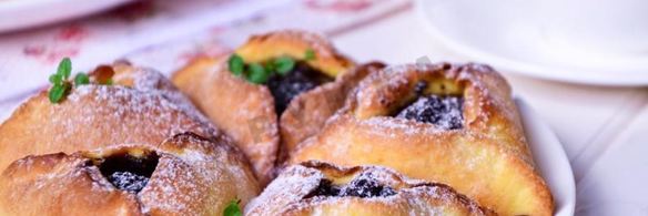 открытые пирожки треугольники с маком