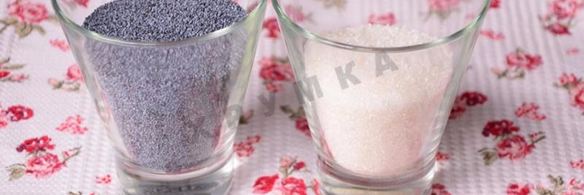 открытые пирожки треугольники с маком