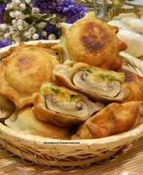 Пирожки Грибные бомбочки