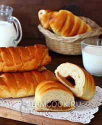 Пирожки на кефире с дрожжами в духовке