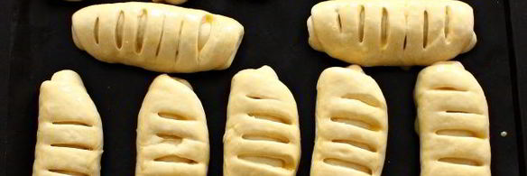 пирожки на кефире с дрожжами в духовке