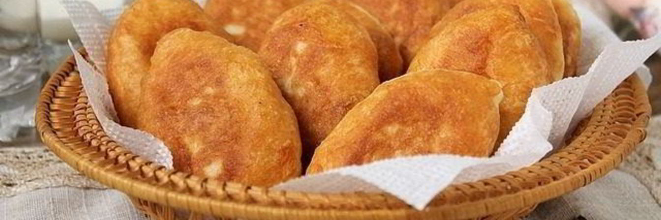 Пирожки на молоке без дрожжей