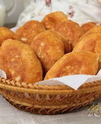 Пирожки на молоке жареные