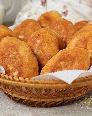 Пирожки на молоке жареные