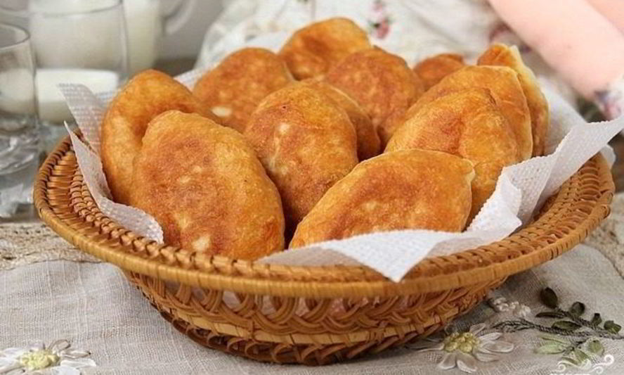 Рецепт пирожков на молоке жареные
