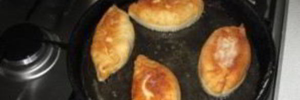 пирожки на молоке жареные