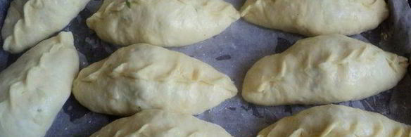 пирожки печеные со щавелем