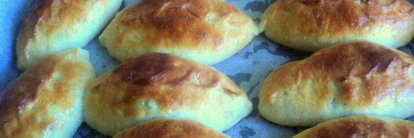 пирожки печеные со щавелем