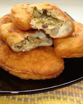 Пирожки с белыми грибочками
