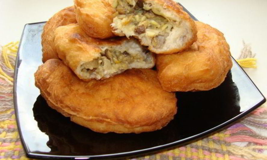 Рецепт пирожков с белыми грибочками