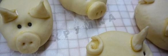 пирожки с фаршем в духовке румяные хрюшки