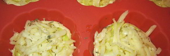 пирожки с кабачком и сыром