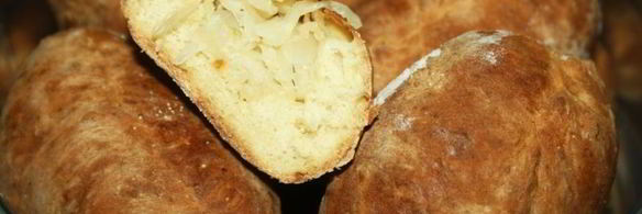 пирожки с капустой на кефирном тесте