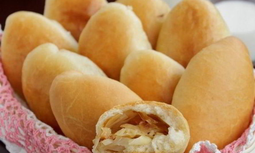 Рецепт пирожков с капустой постные